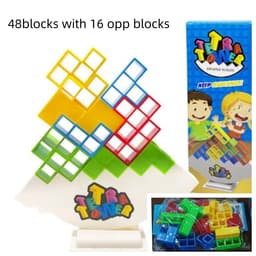 image-Balance Stacking Board Games Kids Adults Tower Block Toys For Family Parties Travel Games Boys Girls Puzzle Buliding Blocks Toy