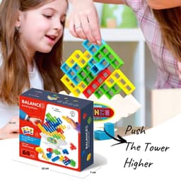 image-Balance Stacking Board Games Kids Adults Tower Block Toys For Family Parties Travel Games Boys Girls Puzzle Buliding Blocks Toy