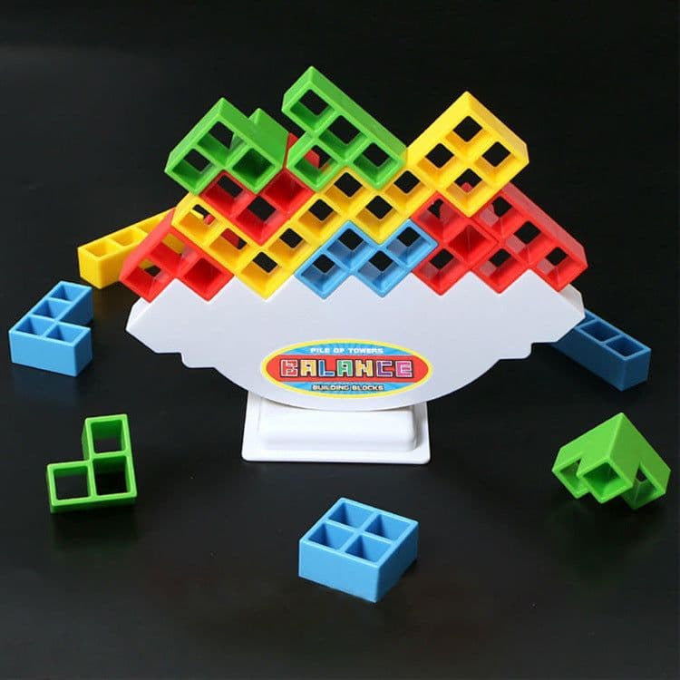 image-Balance Stacking Board Games Kids Adults Tower Block Toys For Family Parties Travel Games Boys Girls Puzzle Buliding Blocks Toy