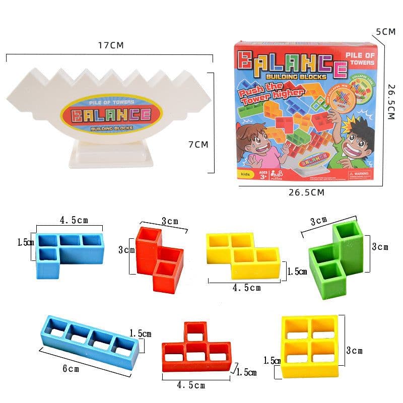 image-Balance Stacking Board Games Kids Adults Tower Block Toys For Family Parties Travel Games Boys Girls Puzzle Buliding Blocks Toy