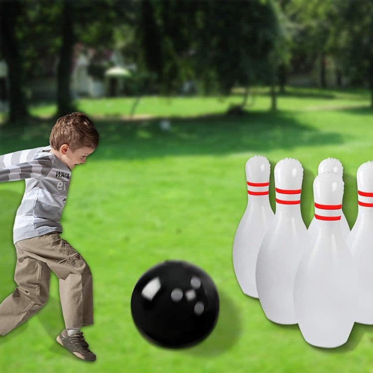 image-PVC Inflatable Bowling Set Tumbler Beach Ball Toy