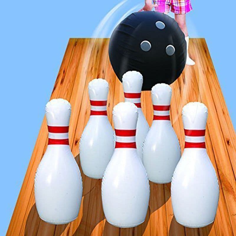 image-PVC Inflatable Bowling Set Tumbler Beach Ball Toy