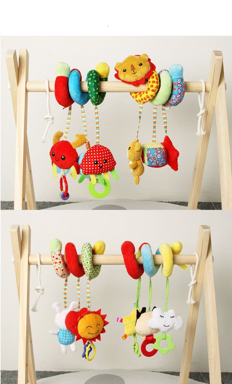 image-Doll Bed Around The Plush Toy Newborn Baby Hanging Toy