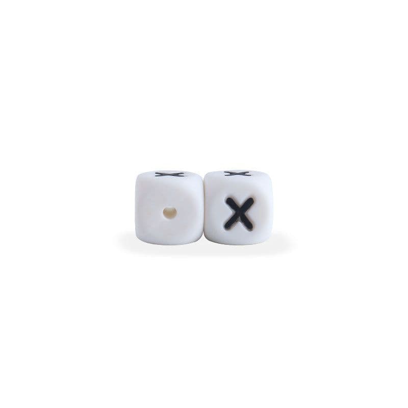 image-12mm Baby Products 26 Silicone English Alphabet Beads Teeth Accessories