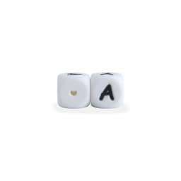 image-12mm Baby Products 26 Silicone English Alphabet Beads Teeth Accessories