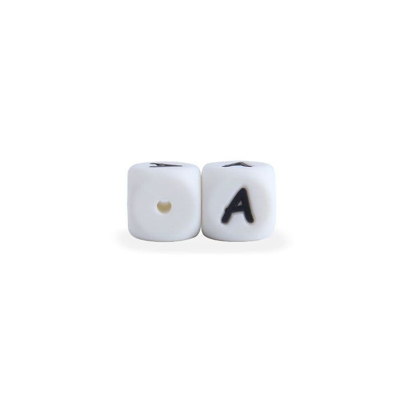 image-12mm Baby Products 26 Silicone English Alphabet Beads Teeth Accessories