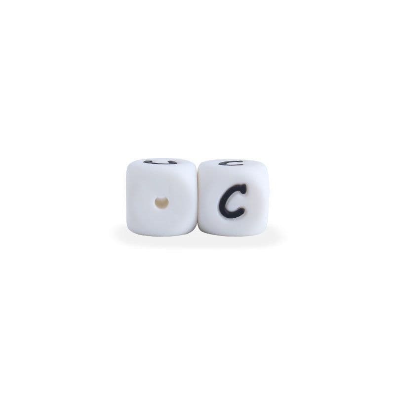 image-12mm Baby Products 26 Silicone English Alphabet Beads Teeth Accessories
