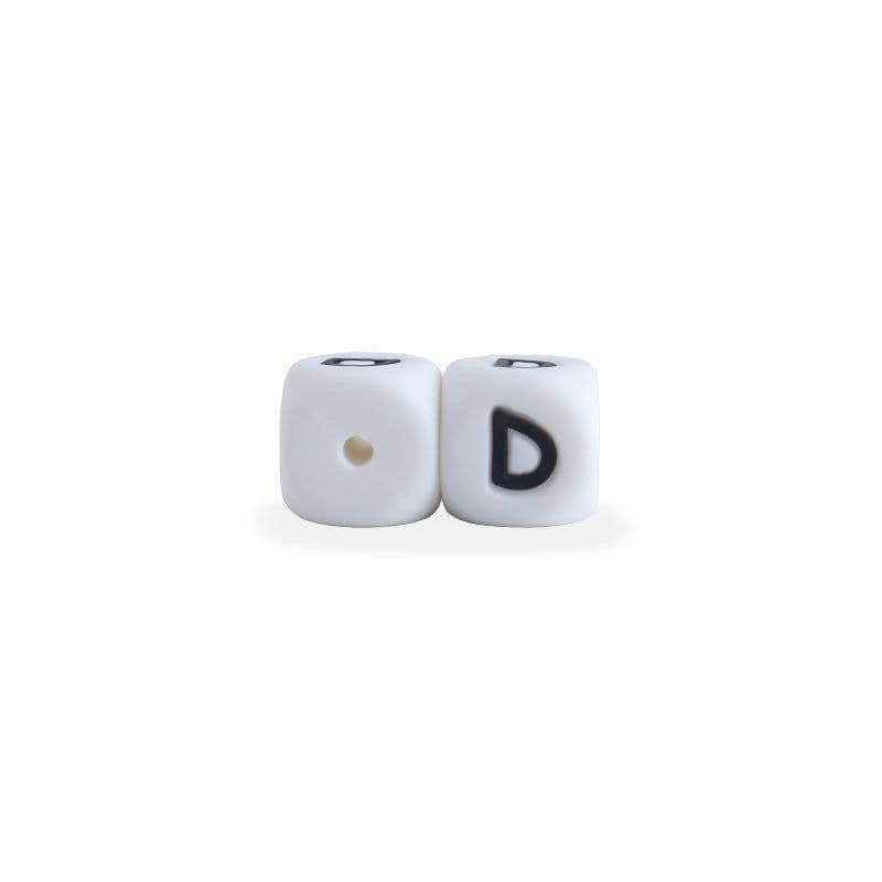 image-12mm Baby Products 26 Silicone English Alphabet Beads Teeth Accessories