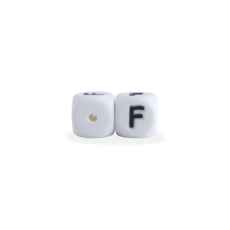 image-12mm Baby Products 26 Silicone English Alphabet Beads Teeth Accessories