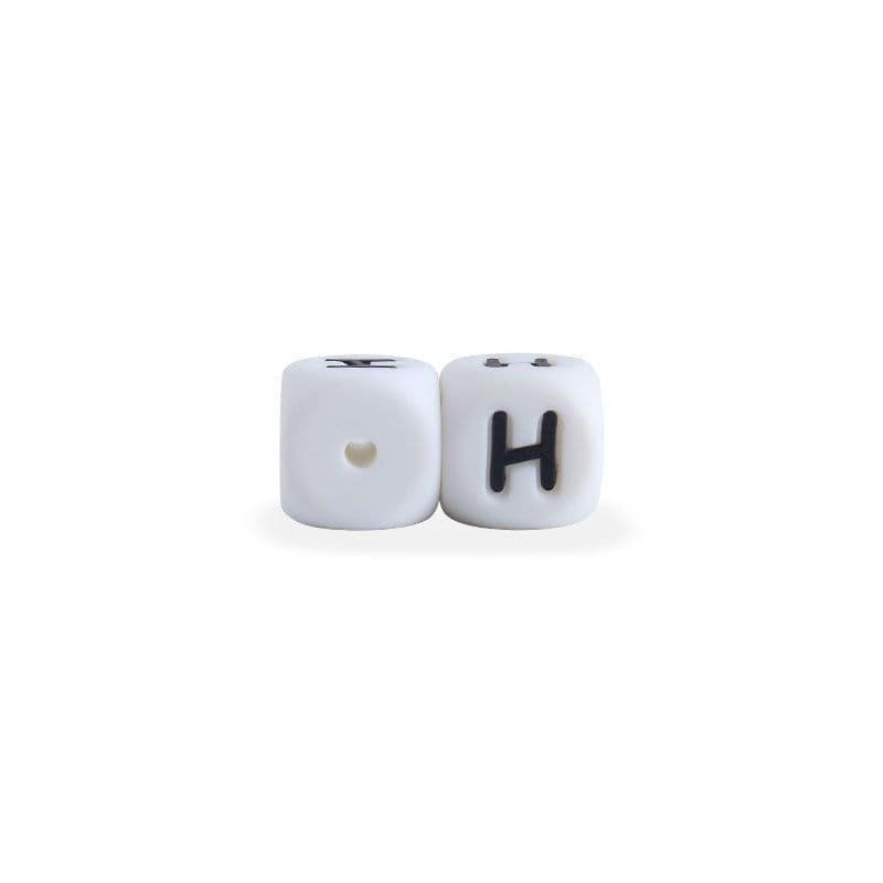 image-12mm Baby Products 26 Silicone English Alphabet Beads Teeth Accessories