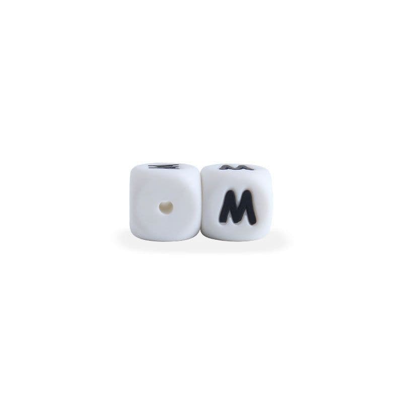 image-12mm Baby Products 26 Silicone English Alphabet Beads Teeth Accessories