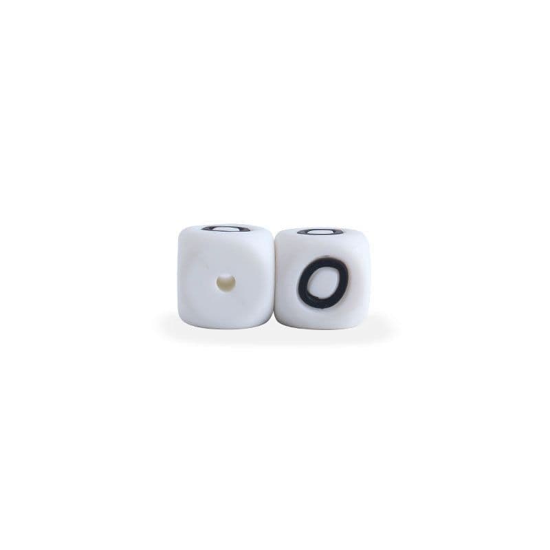 image-12mm Baby Products 26 Silicone English Alphabet Beads Teeth Accessories