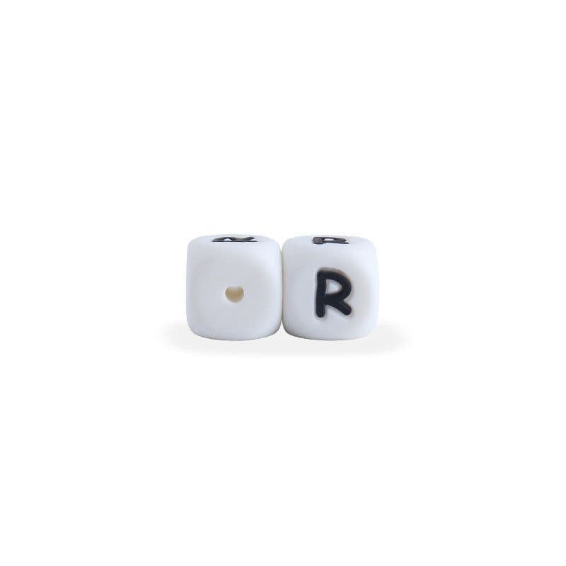 image-12mm Baby Products 26 Silicone English Alphabet Beads Teeth Accessories