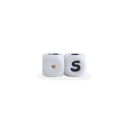 image-12mm Baby Products 26 Silicone English Alphabet Beads Teeth Accessories