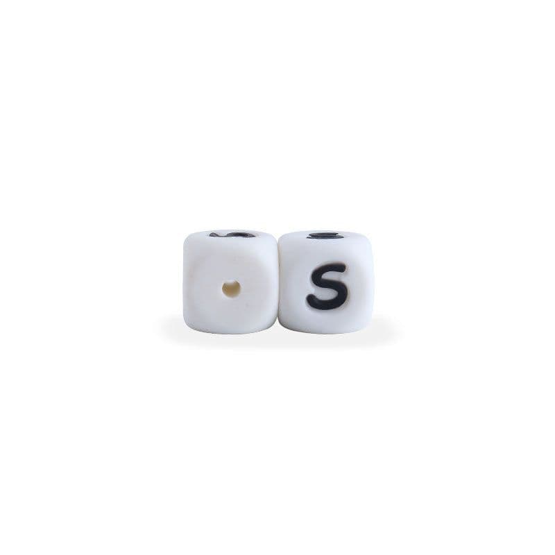 image-12mm Baby Products 26 Silicone English Alphabet Beads Teeth Accessories