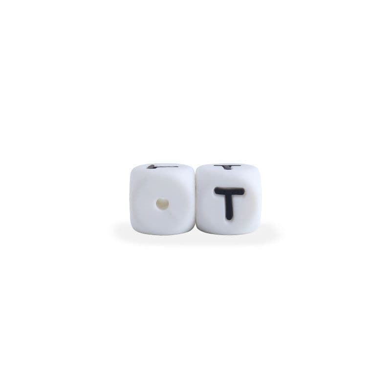 image-12mm Baby Products 26 Silicone English Alphabet Beads Teeth Accessories