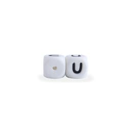 image-12mm Baby Products 26 Silicone English Alphabet Beads Teeth Accessories