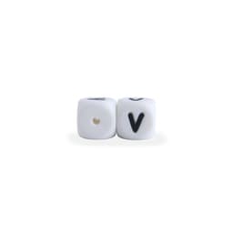 image-12mm Baby Products 26 Silicone English Alphabet Beads Teeth Accessories