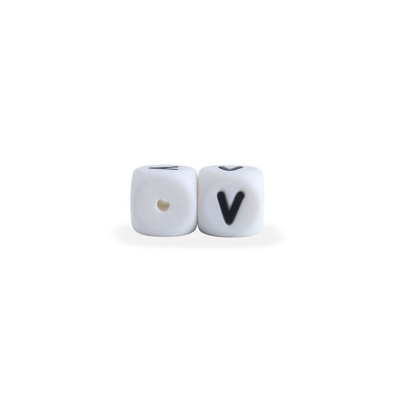 image-12mm Baby Products 26 Silicone English Alphabet Beads Teeth Accessories
