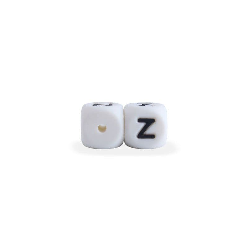 image-12mm Baby Products 26 Silicone English Alphabet Beads Teeth Accessories
