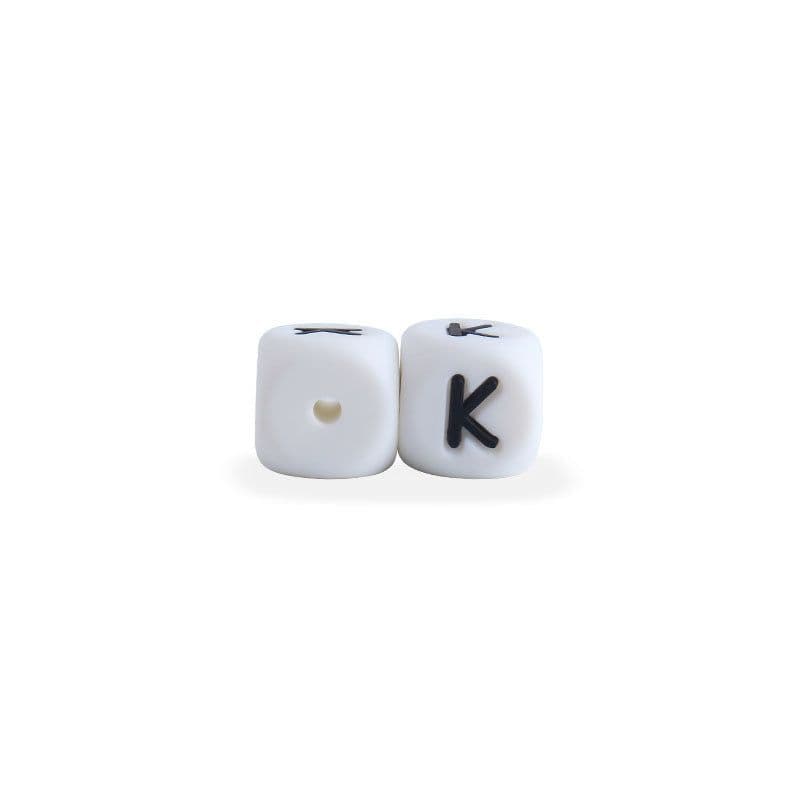image-12mm Baby Products 26 Silicone English Alphabet Beads Teeth Accessories
