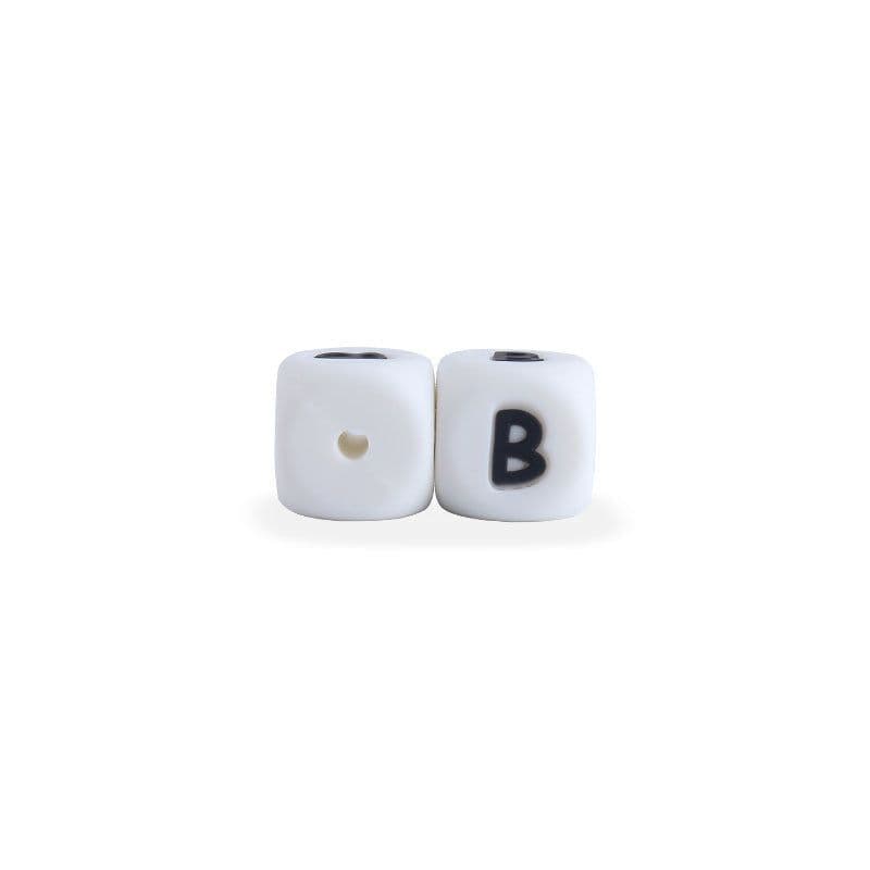 image-12mm Baby Products 26 Silicone English Alphabet Beads Teeth Accessories