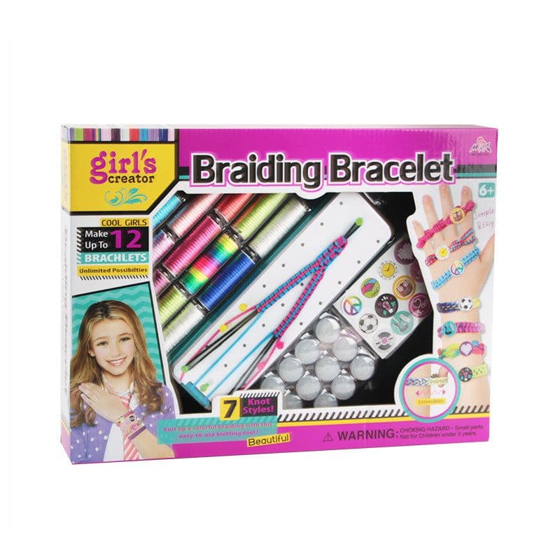 image-Children's Educational DIY Friendship Bracelet Knitting Toys