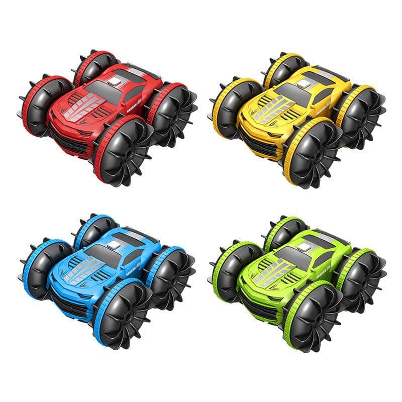image-2.4G 4WD Stunt Car Watch Dual Remote Control Children's Toy Car
