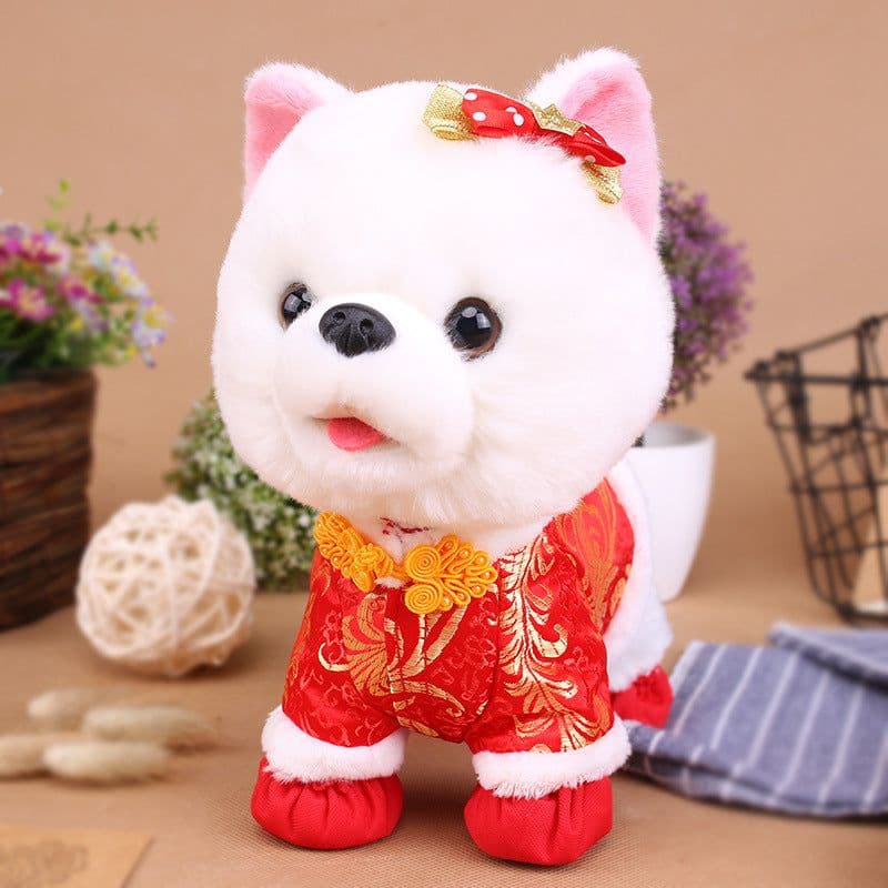 image-Voice Control Children's Electric Toy Dog Plush