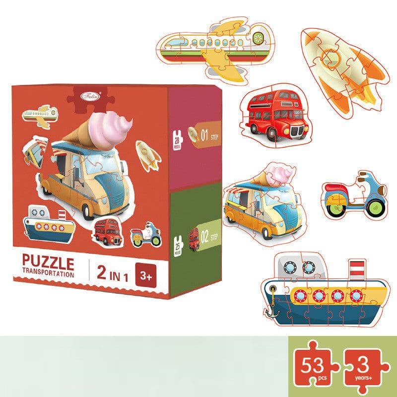 image-Children's Paper Enlightenment Educational Puzzle Toys