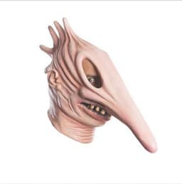 image-Halloween Devil Mask Trick Adam And Barbara