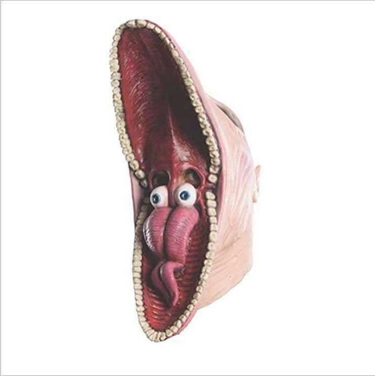 image-Halloween Devil Mask Trick Adam And Barbara