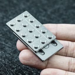 image-EDC Magnetic Metal Push Card Decompression Block Toys
