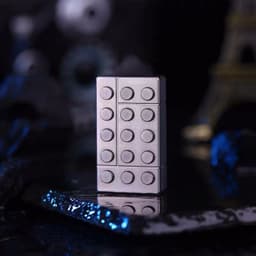 image-EDC Magnetic Metal Push Card Decompression Block Toys