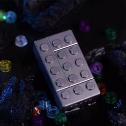 image-EDC Magnetic Metal Push Card Decompression Block Toys