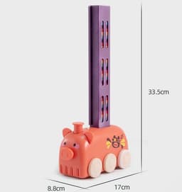 image-Children's Domino Train Educational Toy