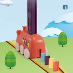 image-Children's Domino Train Educational Toy
