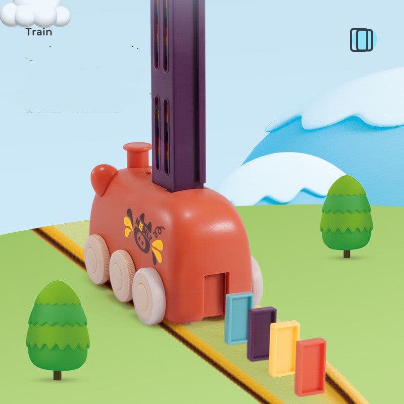 image-Children's Domino Train Educational Toy
