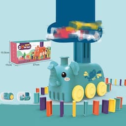 image-Children's Domino Train Educational Toy
