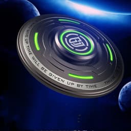 image-Fingertip Gyro Luminous Alloy Decompression Artifact Toy