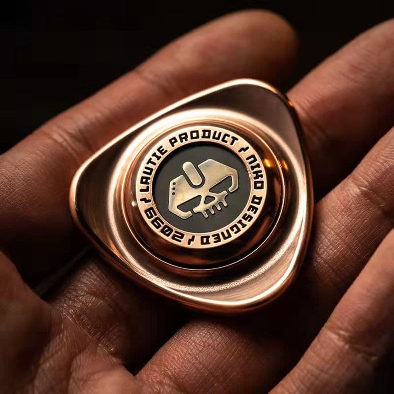 image-Fingertip Finger Spinner Silent Trefoil Metal Toy