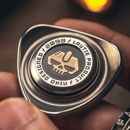 image-Fingertip Finger Spinner Silent Trefoil Metal Toy