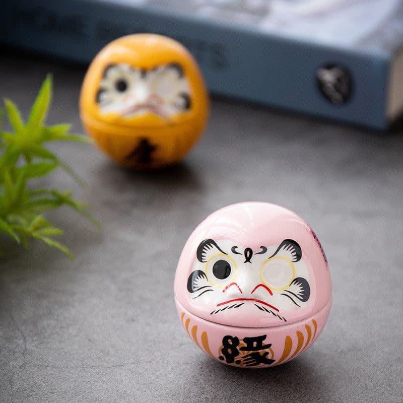 image-Dharma Tumbler Lucky Cat Japanese Ornament