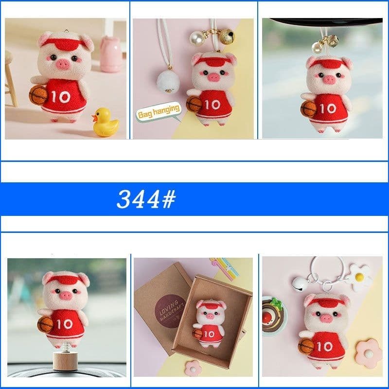 image-Wool Felt Poke Poke Material Bag DIY Handmade Pendant Key Chain Jewelry Accessories
