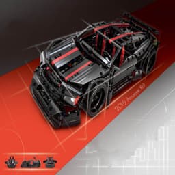 image-Sports Car Model Children's Assembled Educational Building Blocks Toy
