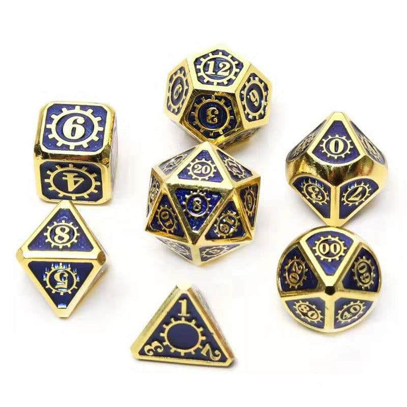 image-Running Group Board Game Dice Metal Faceted