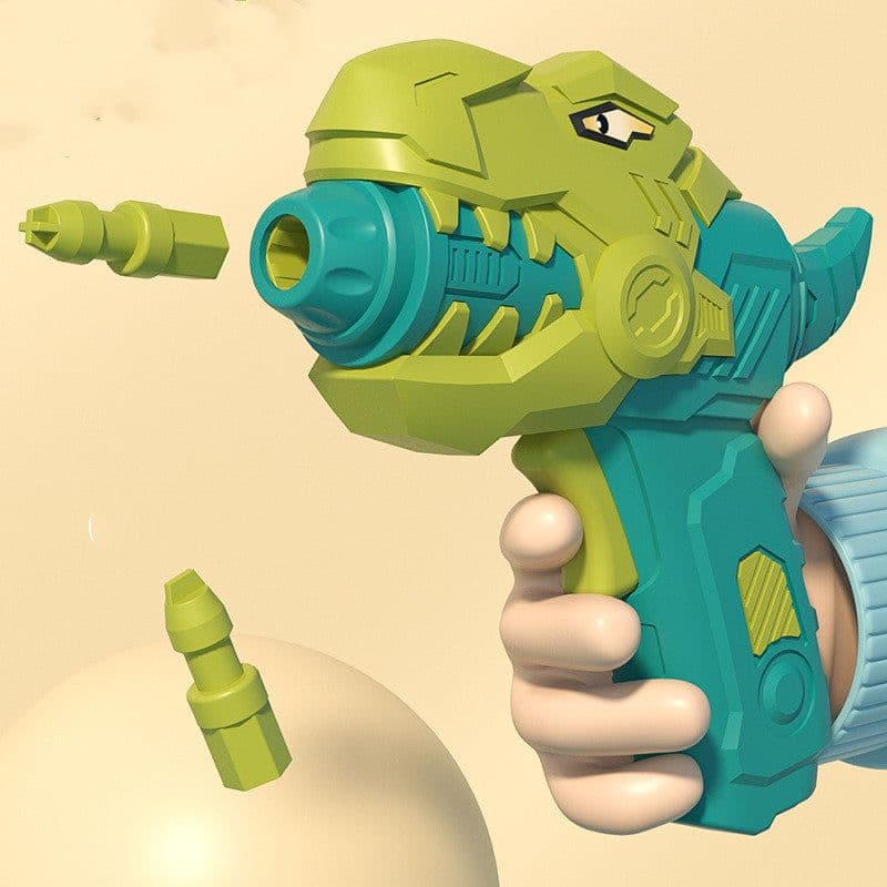 image-Children's Screw Toy Puzzle Assembly Simulation Dinosaur Electric Drill DIY Tool Table