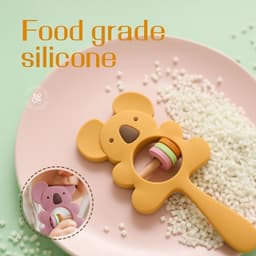 image-Baby Teether Rattle Educational Early Education Toy
