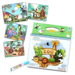 image-Early Education Clear Water Painting Life Common Sense Digital English Anime Water Album Graffiti Water Painting Book Color Filling Color Applying Books