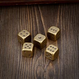 image-Metal Luminous Dice Large Entertainment Supplies